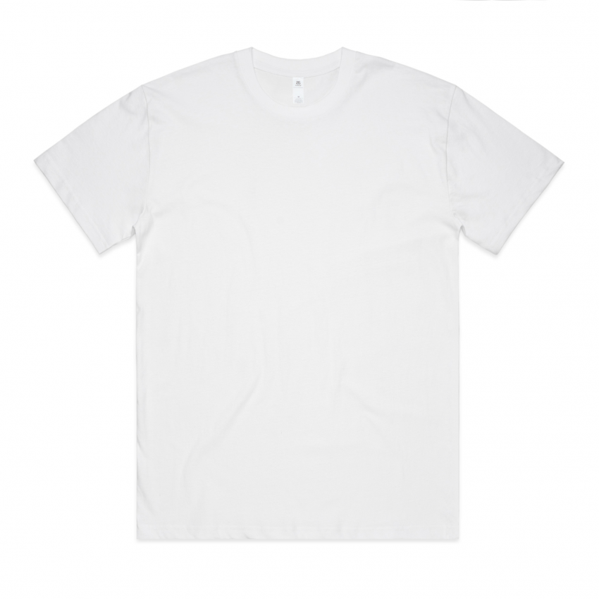 AS Colour Block Tee White